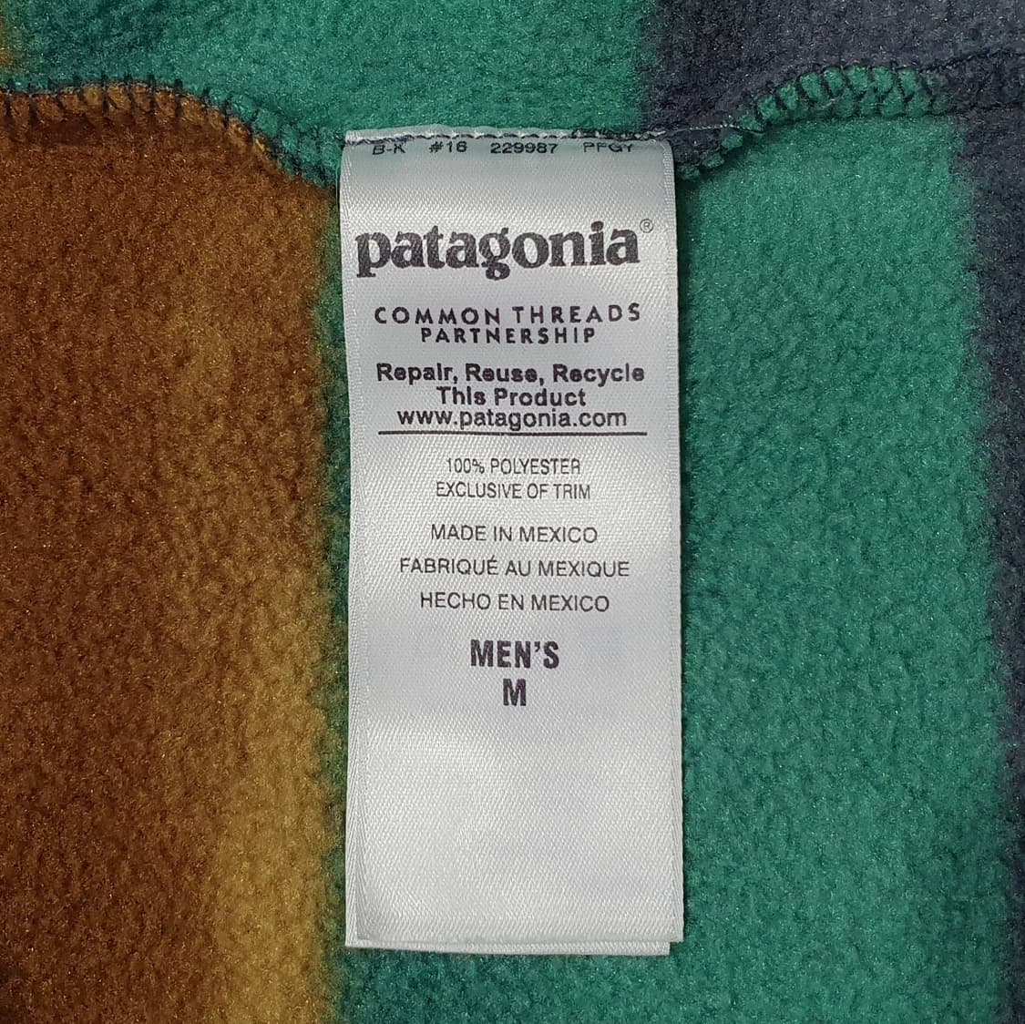 파타고니아 신칠라 스냅티 빅 스트라이프 m(105) L(110) 상품이미지9