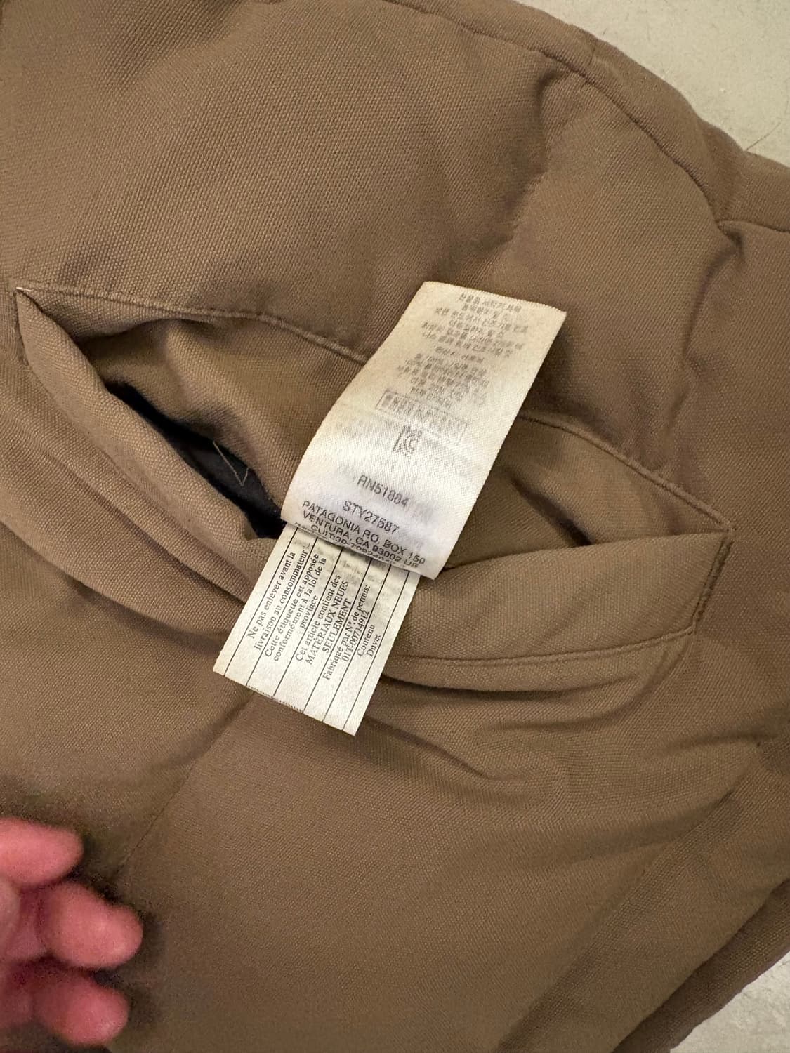 파타고니아 리버시블 패딩조끼  상품이미지6