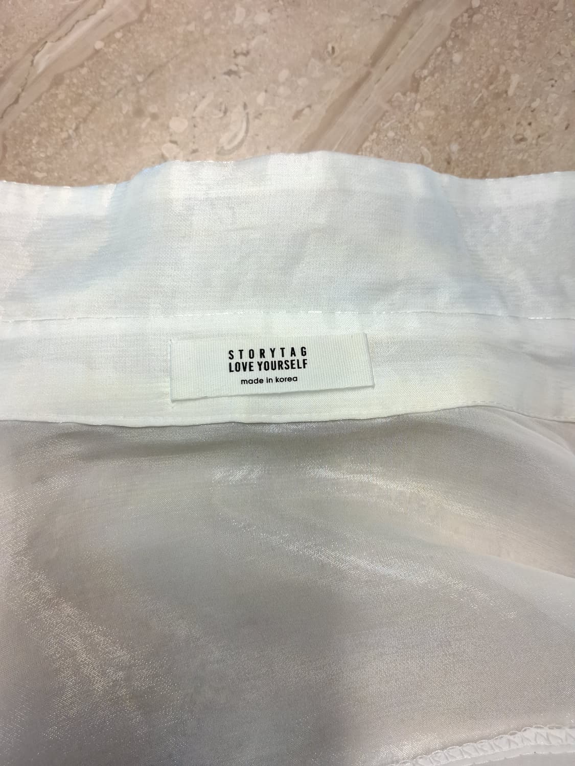 시스루 롱 셔츠 (새상품) 상품이미지7