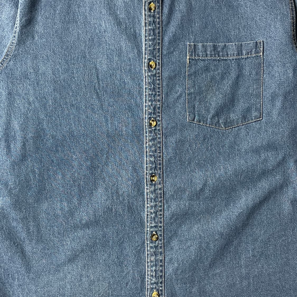 PORT AUTHORITY 빈티지 코튼 데님 셔츠 A00644 상품이미지3