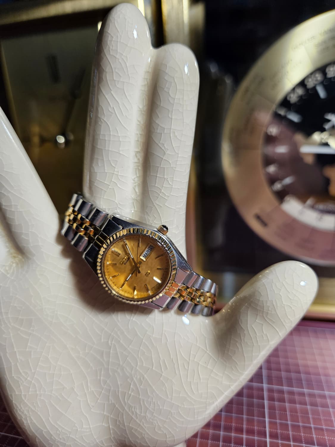 세이코 여성용 sq 슈퍼쿼츠 콤비  롤렉스오이스터 콤비 오마주 상품이미지1