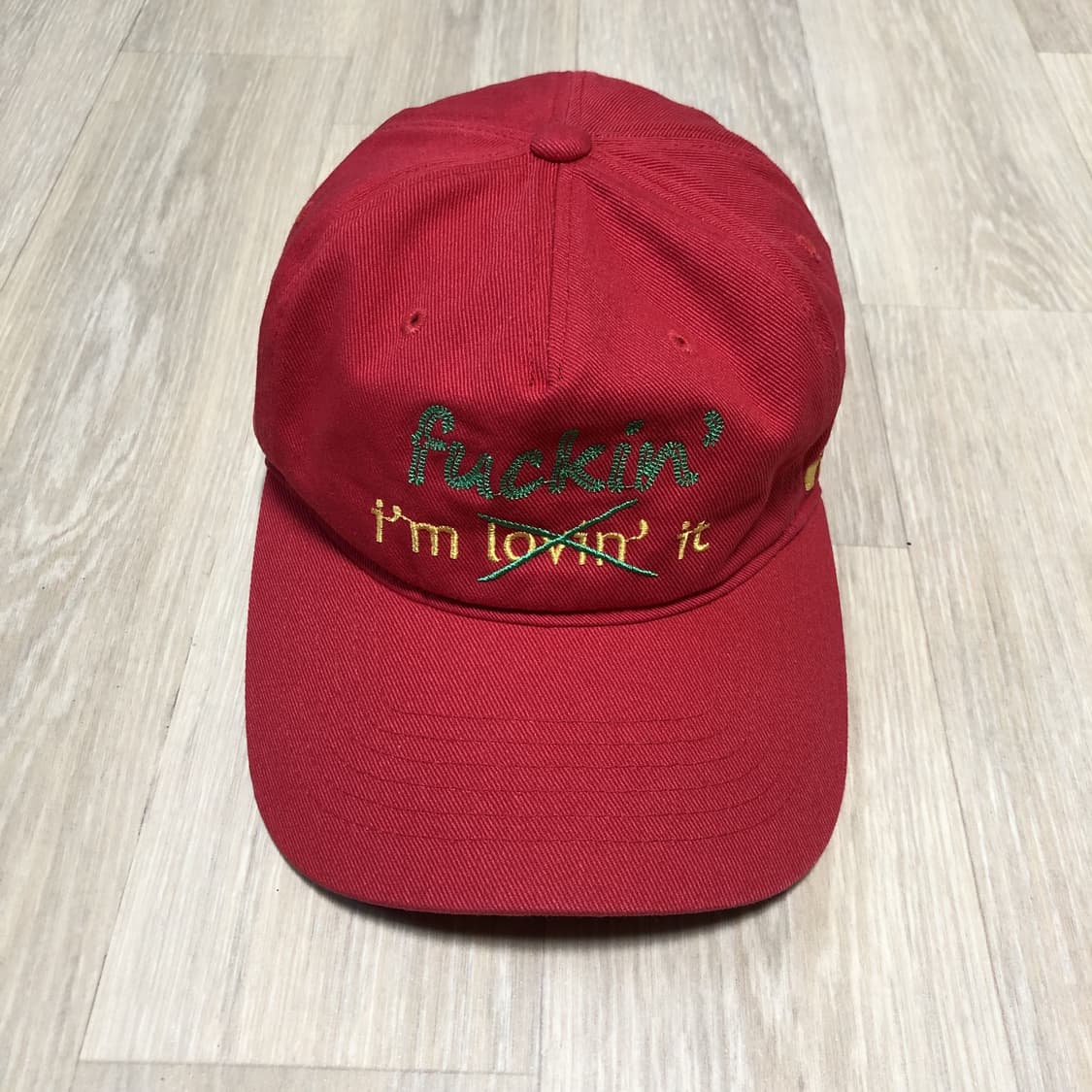 (ONE SIZE) 웩 WACK WcDonald 맥도날드 패러디 볼캡 상품이미지1