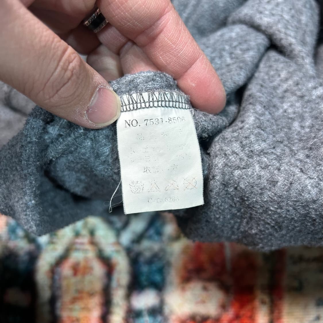 [XL] 90s 럭키스트라이크 플리스 하프집업 상품이미지6