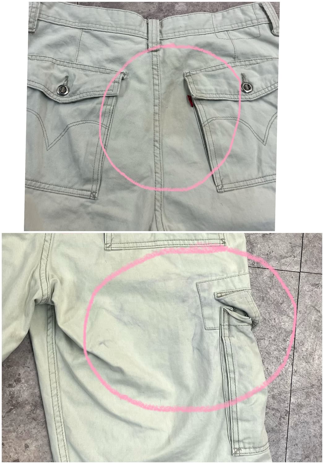 리바이스 카고 하프 팬츠 W32 L32 #csz3380 상품이미지9
