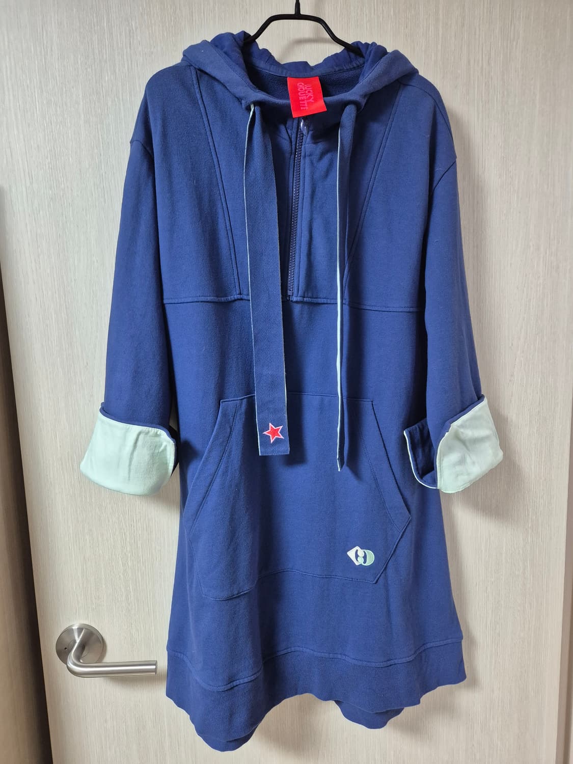 럭키슈에뜨  후드 원피스 반집업 후드 36 상품이미지1