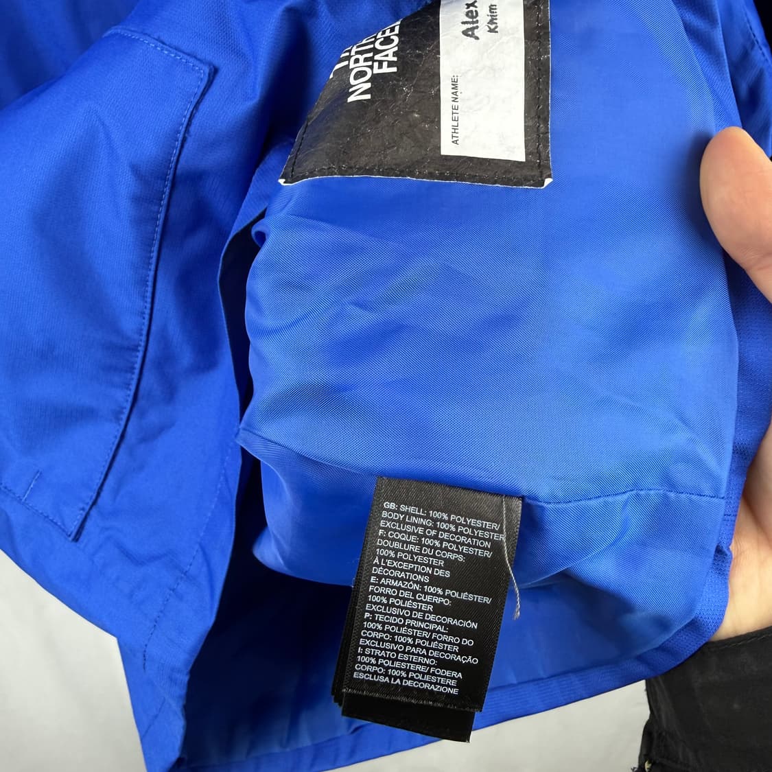 (M) 노스페이스 키즈/우먼스 드라이벤트 바람막이 자켓 블루 상품이미지5