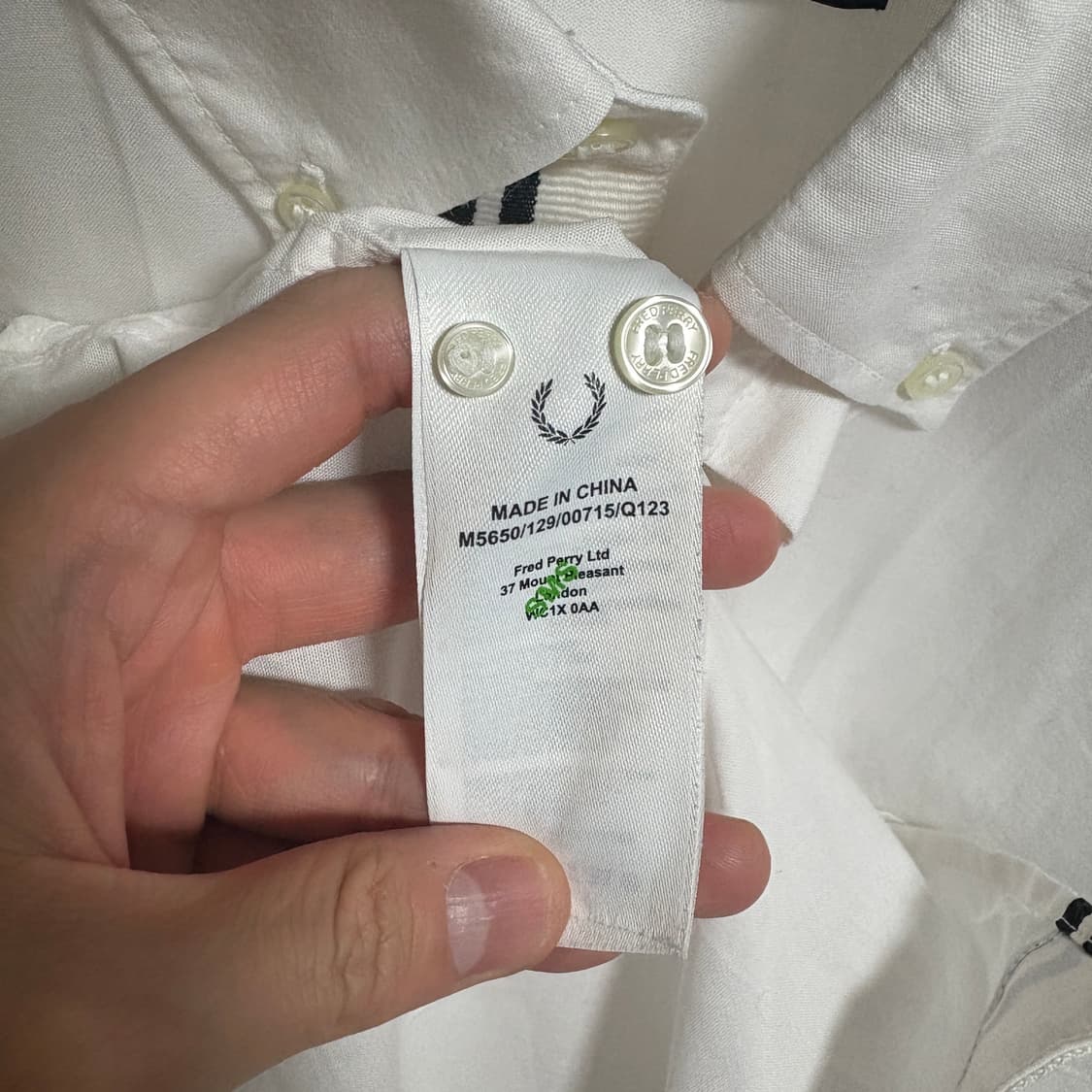 프레디페리 드레스 셔츠 / 화이트, M 상품이미지9