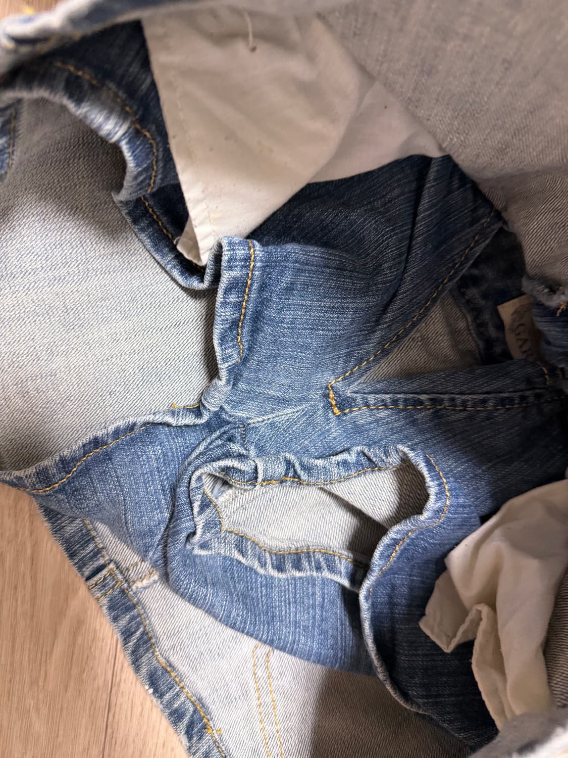 갸루 치마바지 데님 (가루라) 상품이미지4