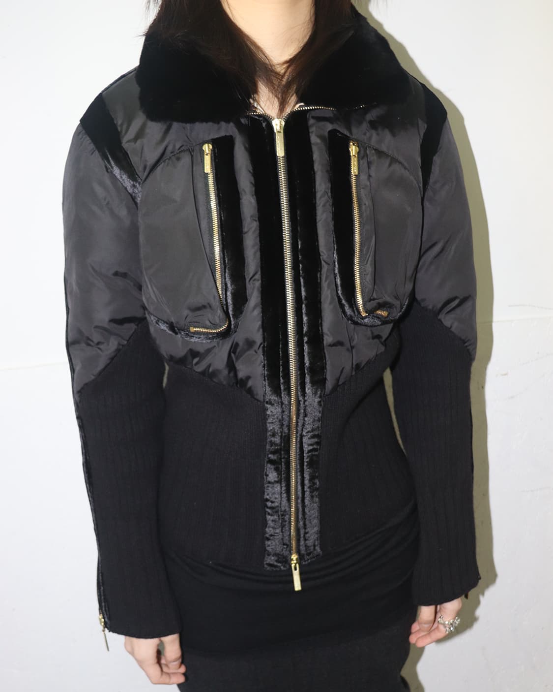 로베르토 까발리 05AW 퍼 하이넥 푸퍼 자켓 상품이미지3