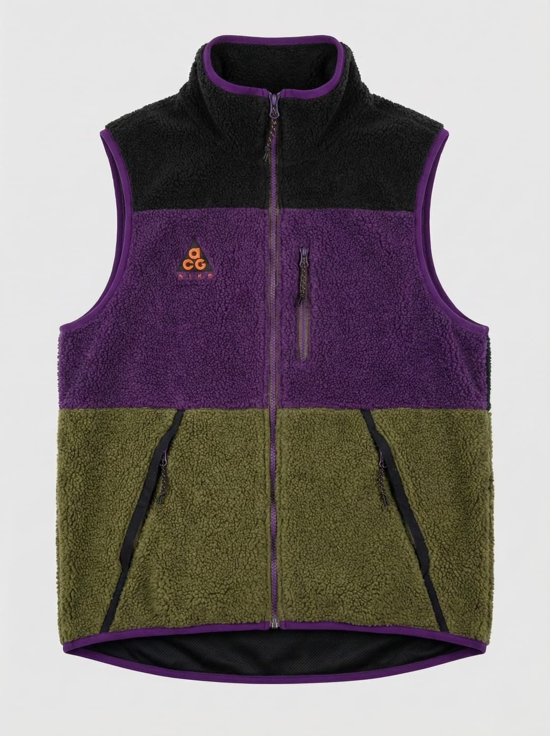 나이키 acg 베스트 블랙 세콰이아 나이트 퍼플 L사이즈 상품이미지1