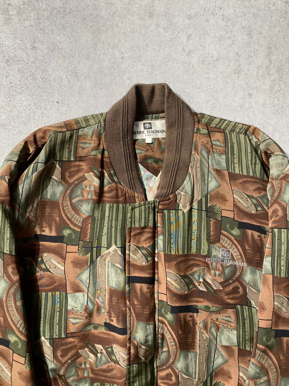 [XL] 90s Pierre Balmain 발망 에스닉 블루종 자켓 상품이미지3