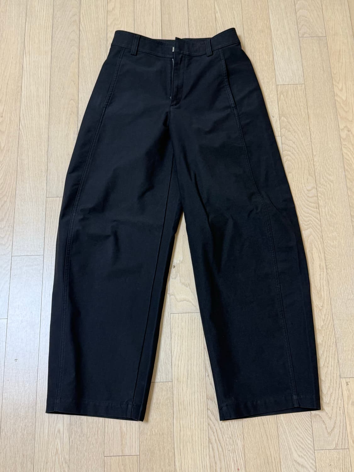 유니클로 저지 베럴 레그 팬츠 블랙 상품이미지1