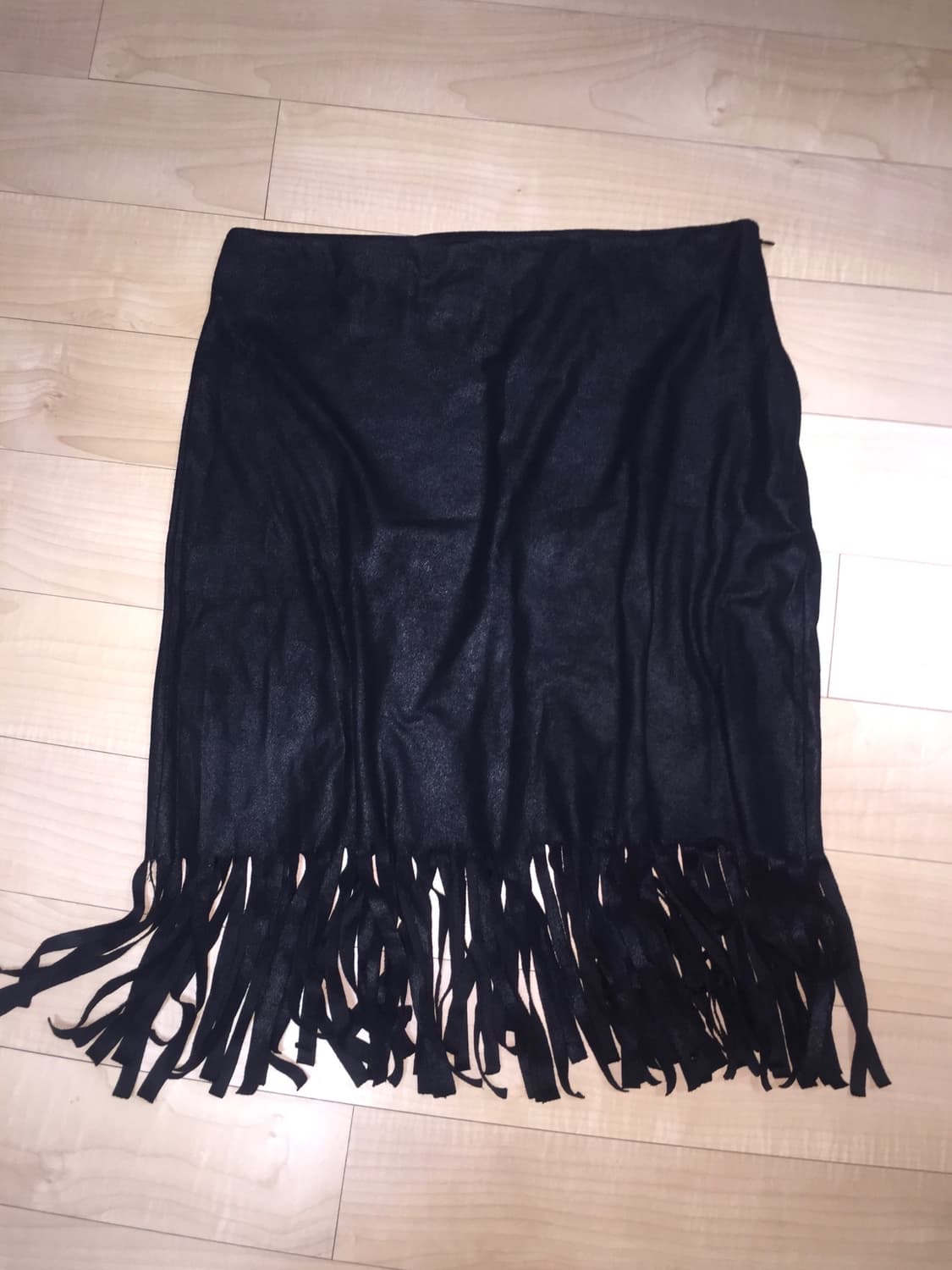 프린지 블랙스커트 vintage skirt 상품이미지1