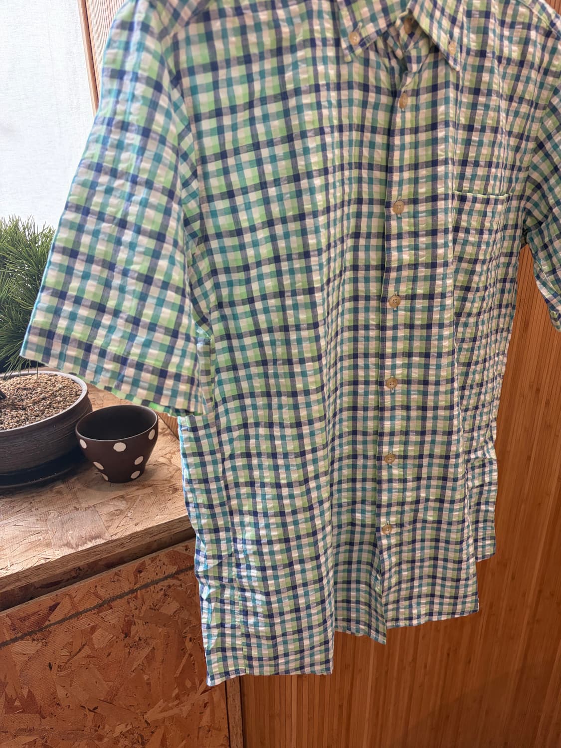 90s FRAULINO Check Shirt 상품이미지4