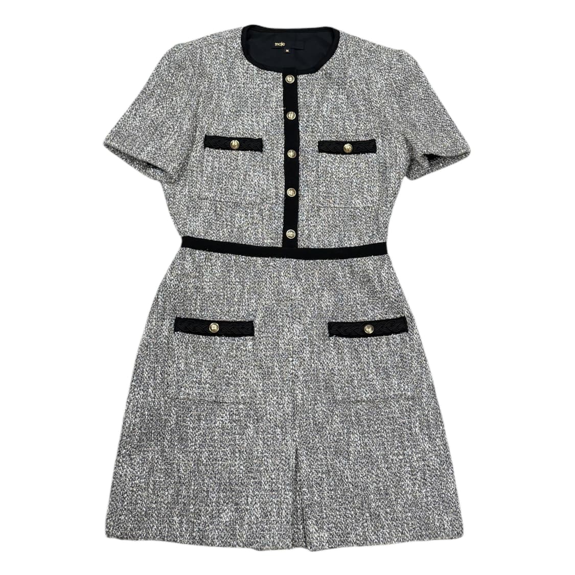 마쥬 트위드 반팔 원피스 36 상품이미지1