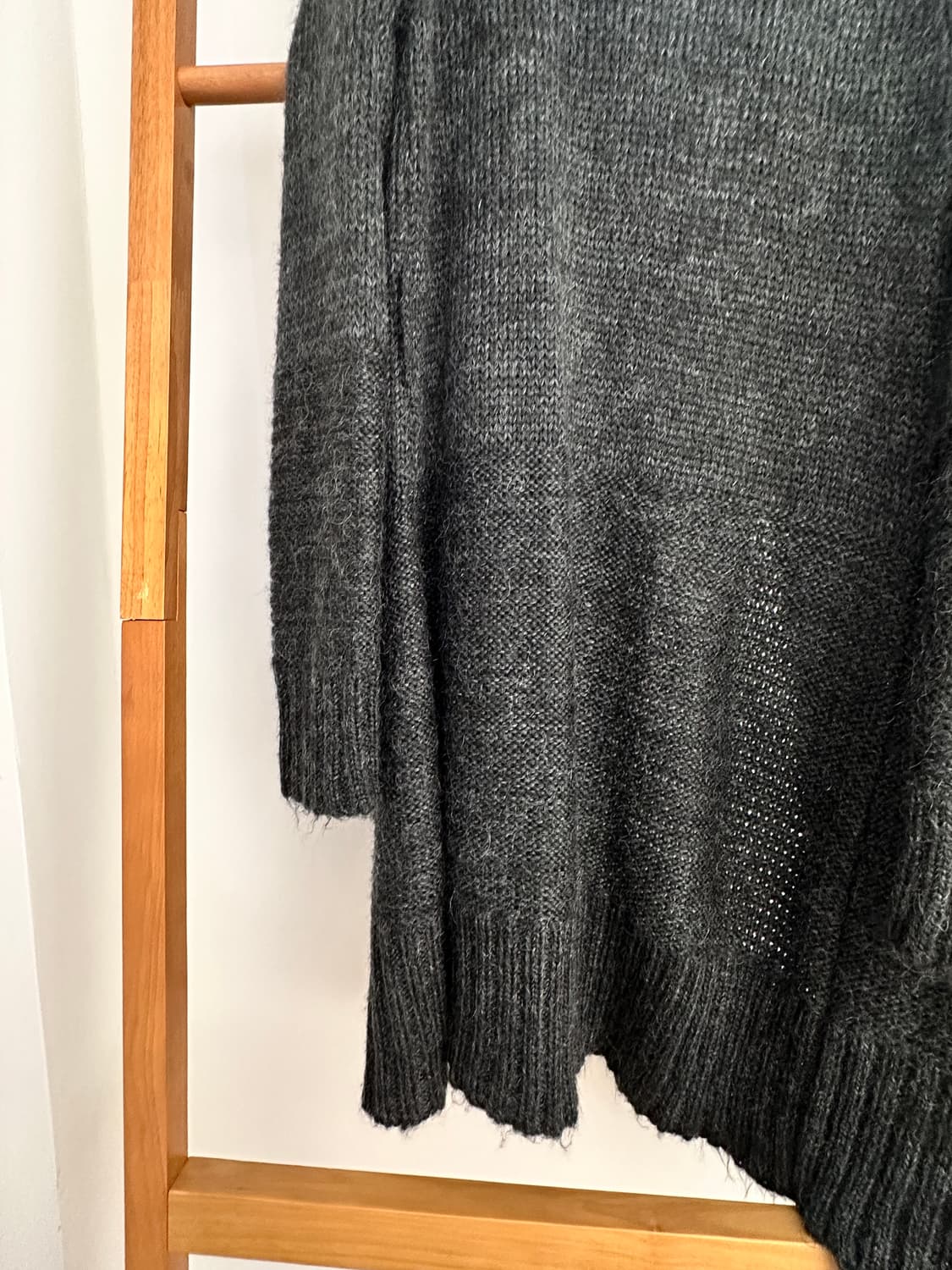 톰보이 진 니트 롱 가디건 상품이미지7