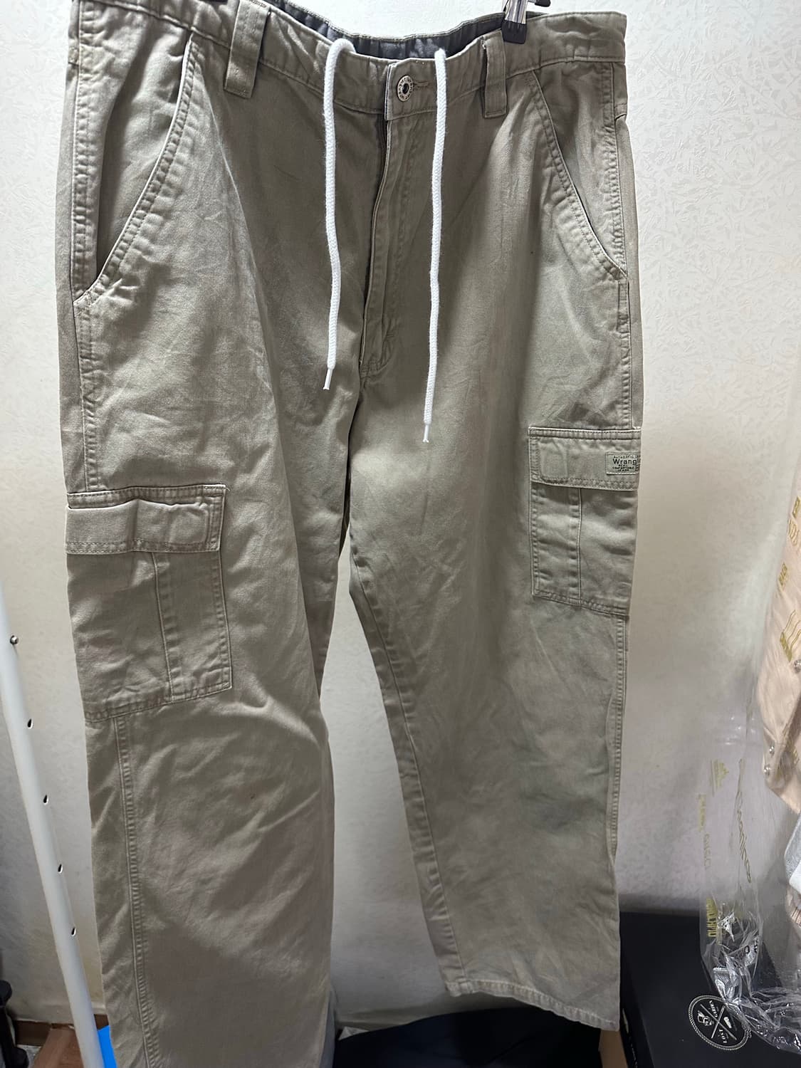 빈티지 코튼 카고팬츠 아이보리 34 상품이미지1