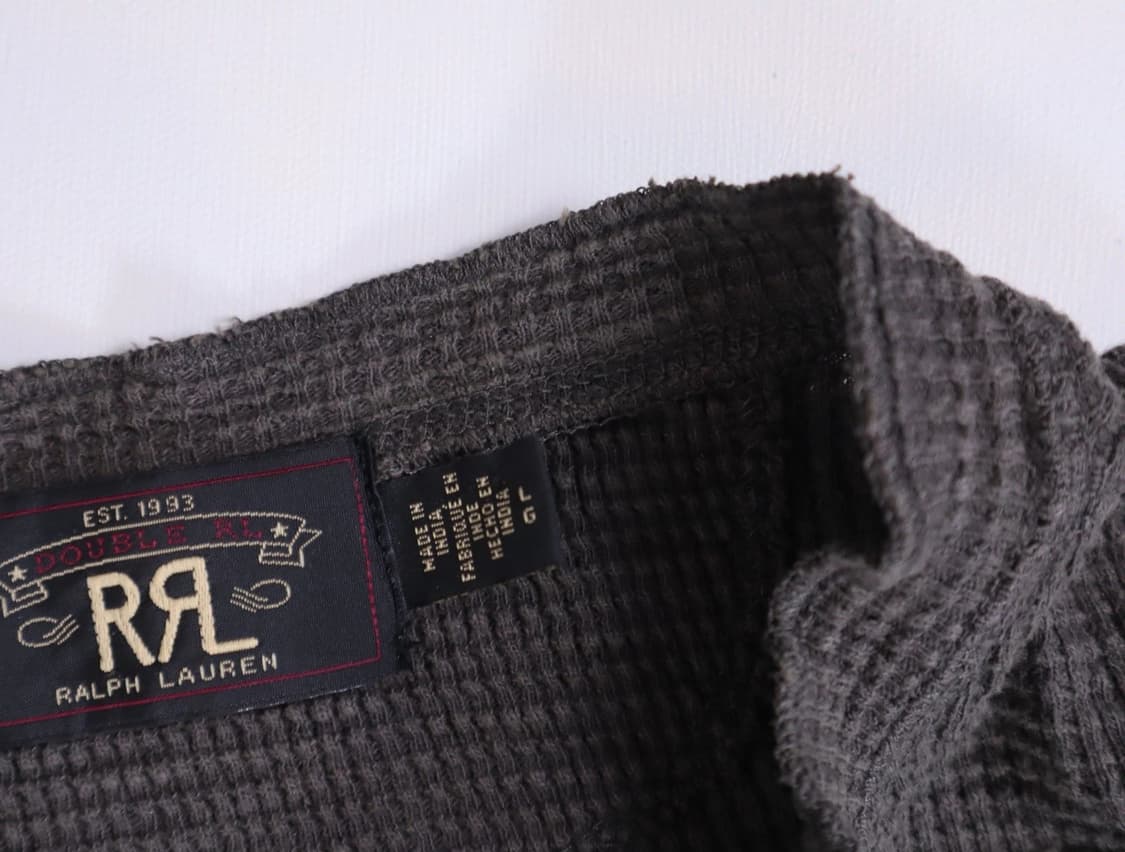 RRL 더블알엘 와플 니트 헨리넥 롱슬리브 티셔츠 상품이미지7