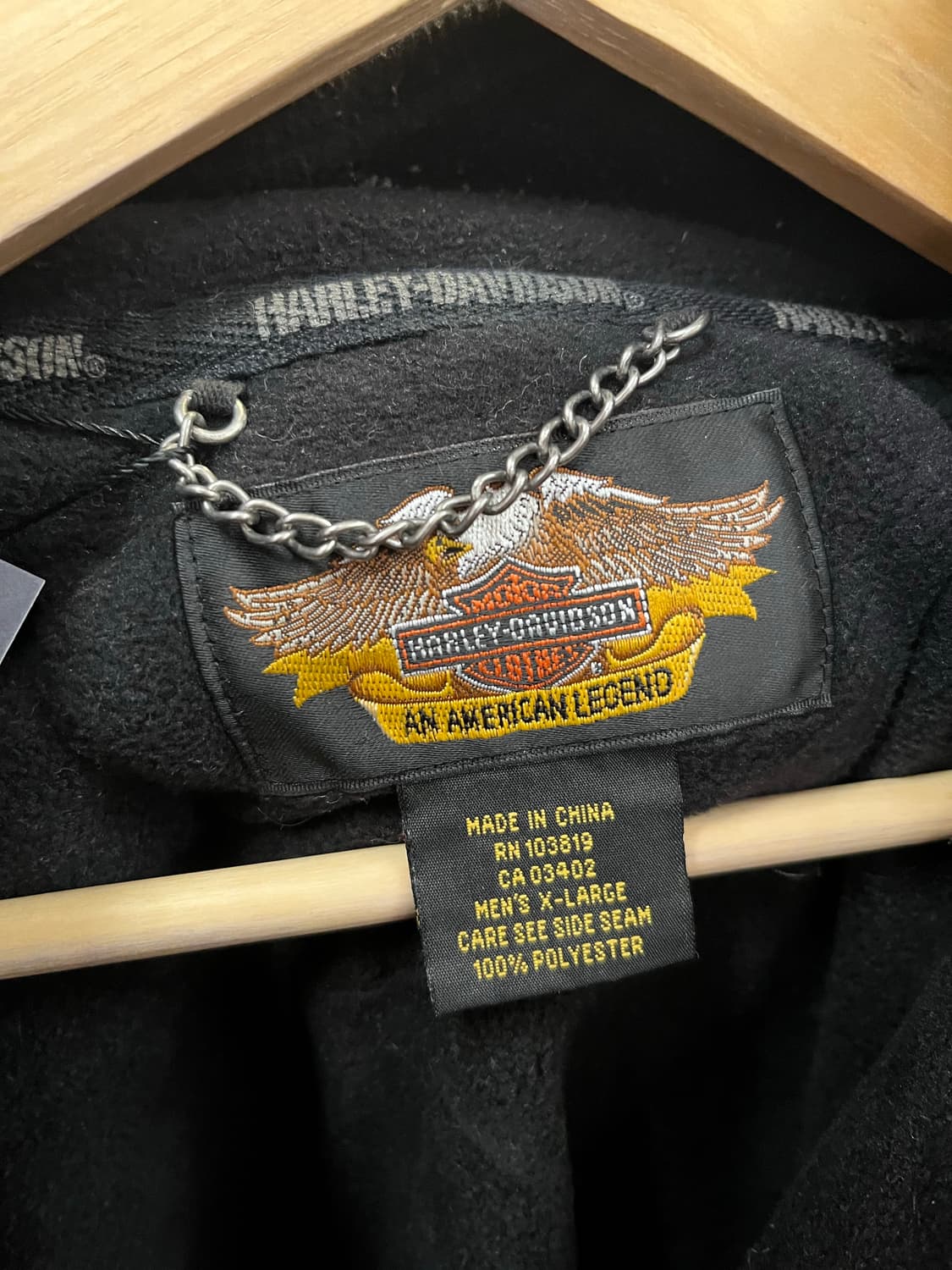 할리데이비슨 플리스 하프집업 #csz613 상품이미지6