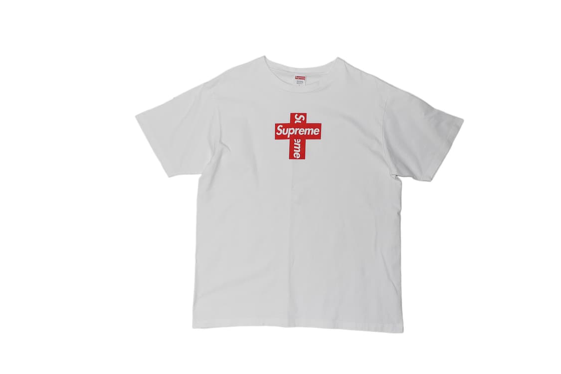 슈프림 20FW 크로스로고 티셔츠 상품이미지1