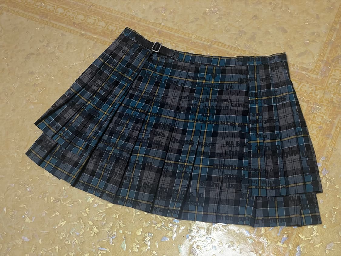 레이어드 벨트 랩스커트 상품이미지3