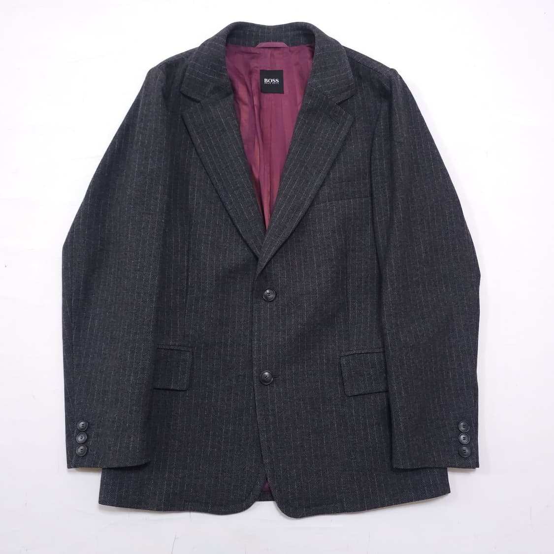 휴고보스 헤링본 울 자켓 상품이미지1