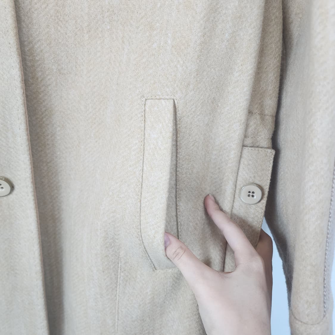 DEWL 베이지 숏 자켓 상품이미지4