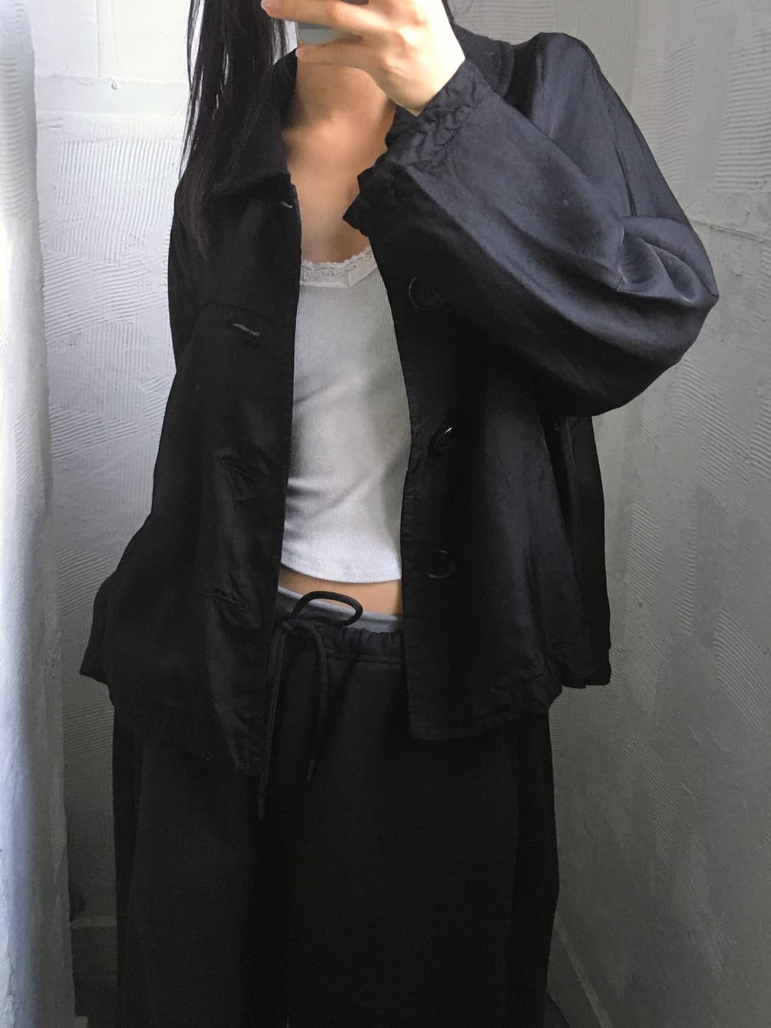 Comme des Garcons tricot 꼼데가르송 트리콧 블랙 자켓 상품이미지4