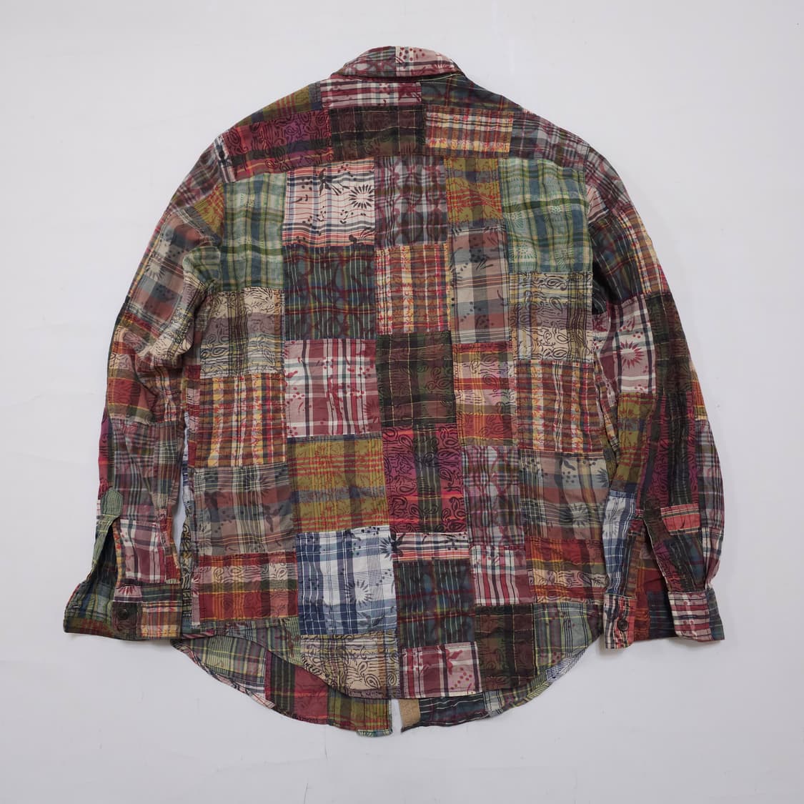 폴로 마드라스 패치워크 헌팅셔츠 상품이미지5