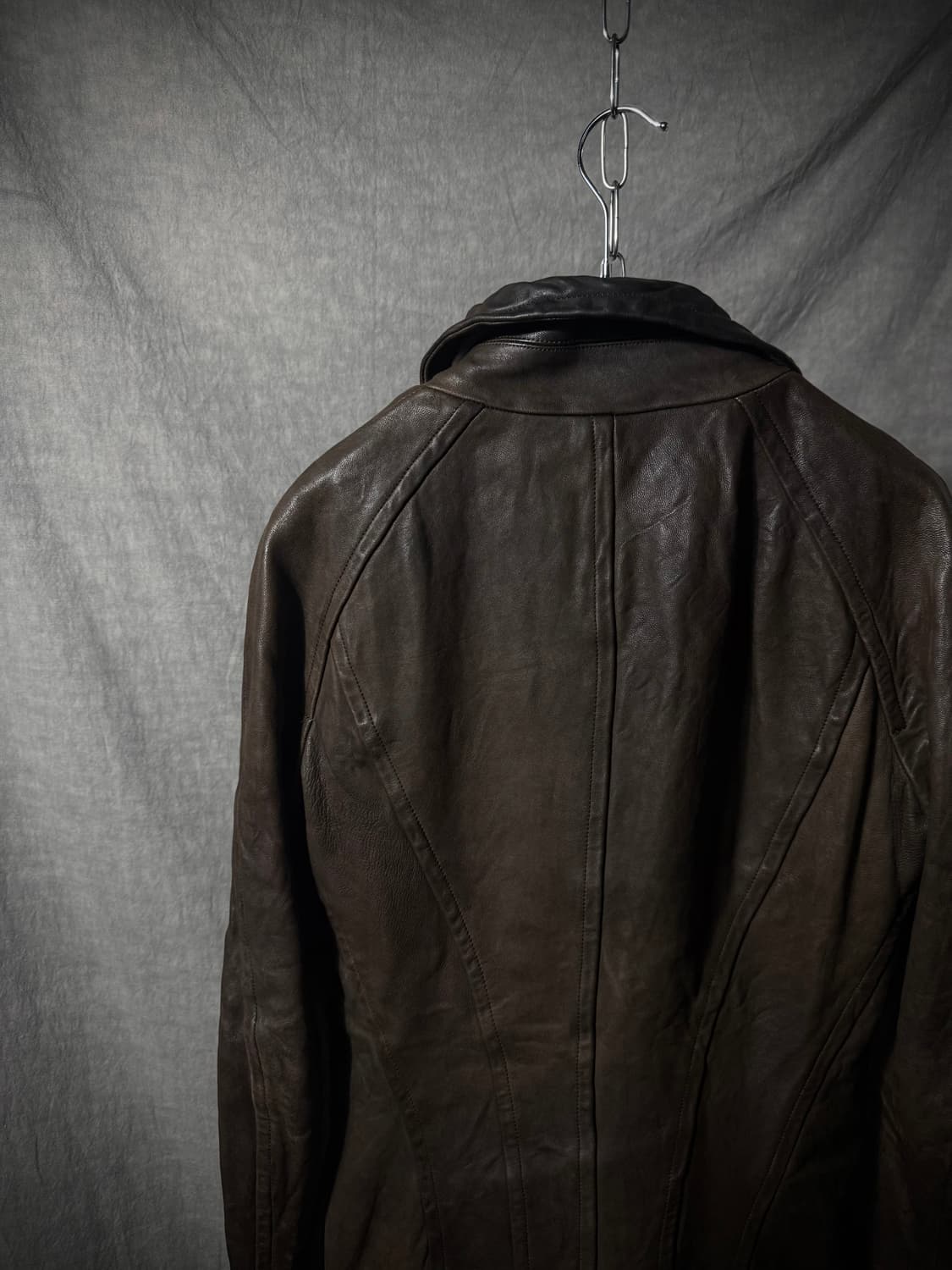 JULIUS Leather High-Neck Jacket 상품이미지9