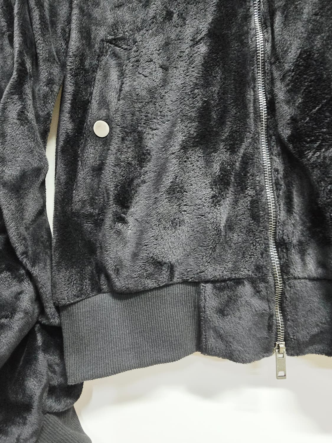 playmonster 블랙 벨벳 봄버 자켓 상품이미지3