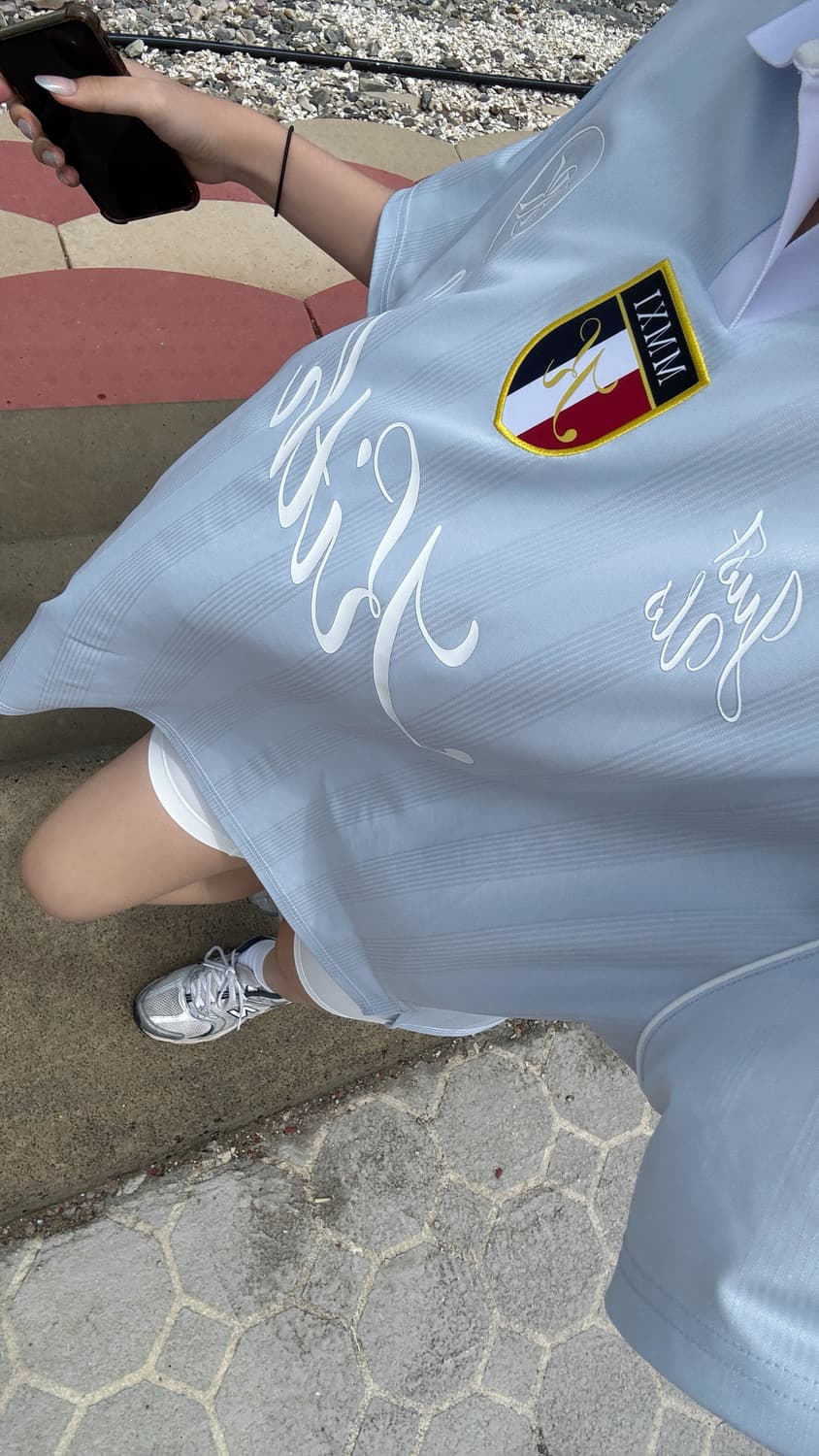 Kith 키스 섀도우 스트라이프 마르셀 사커 반팔 상품이미지2