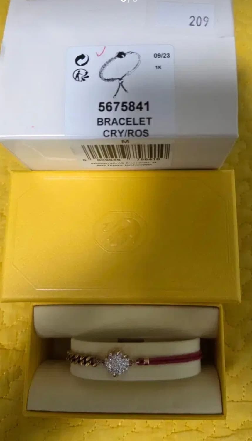 새제품)스와로브스키 드래곤 팔찌 정품 상품이미지6