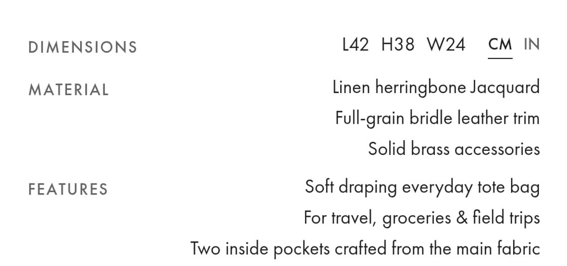 미즈모(Mismo)의 헤링본 토트,숄더백입니다. 상품이미지5