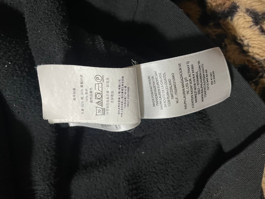 폴로 검정 후드 상품이미지5