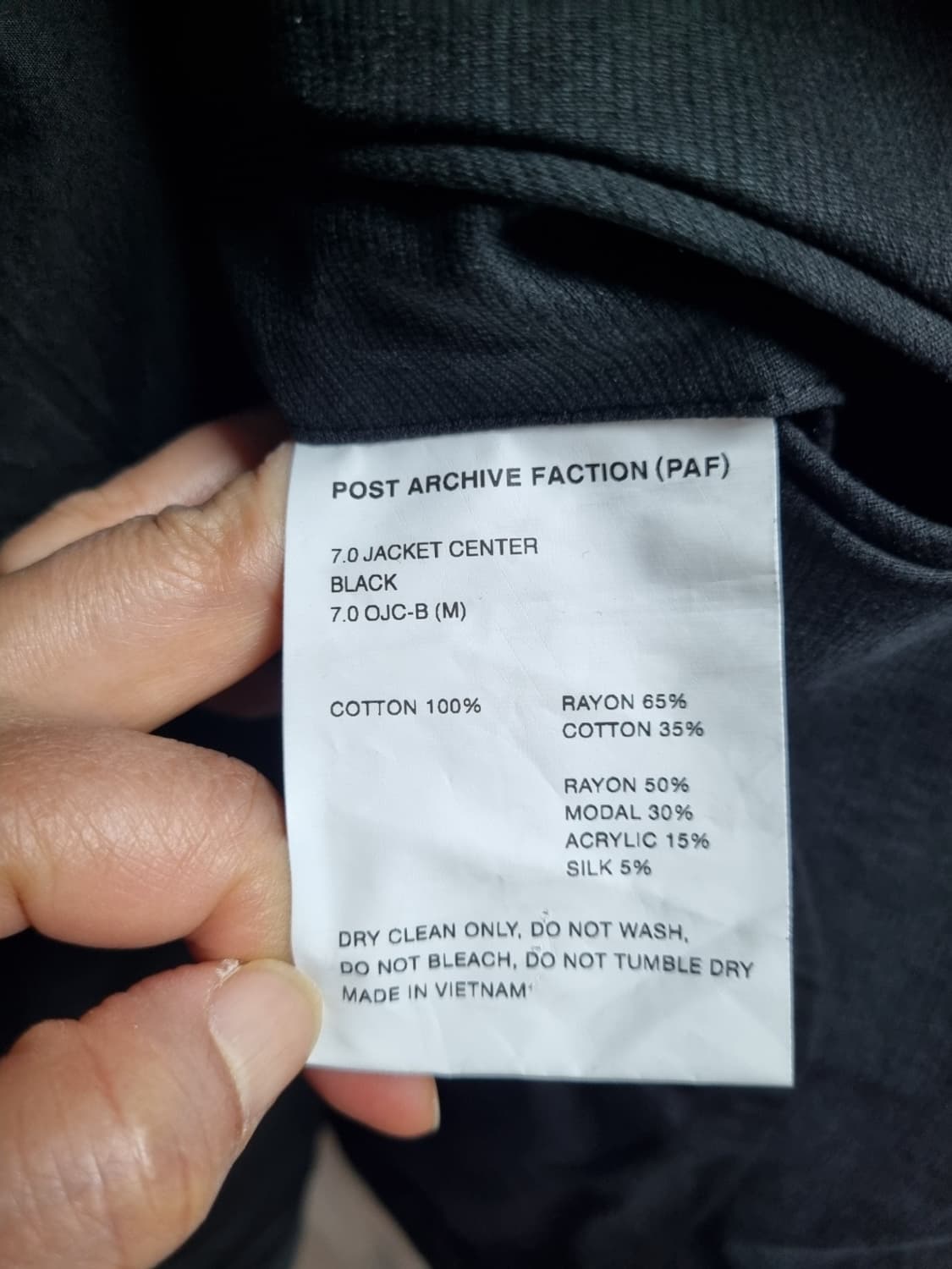 포스트아카이브팩션 7.0 Center Jacket [m] 상품이미지4