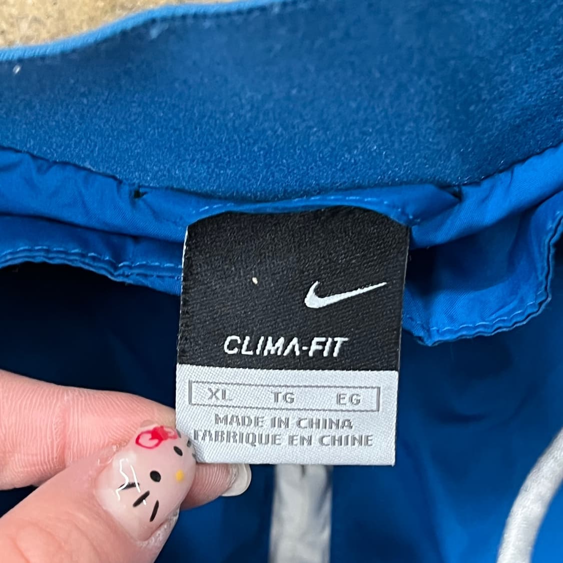 [정품/XL] 나이키 블루 바람막이 자켓 b14 상품이미지5