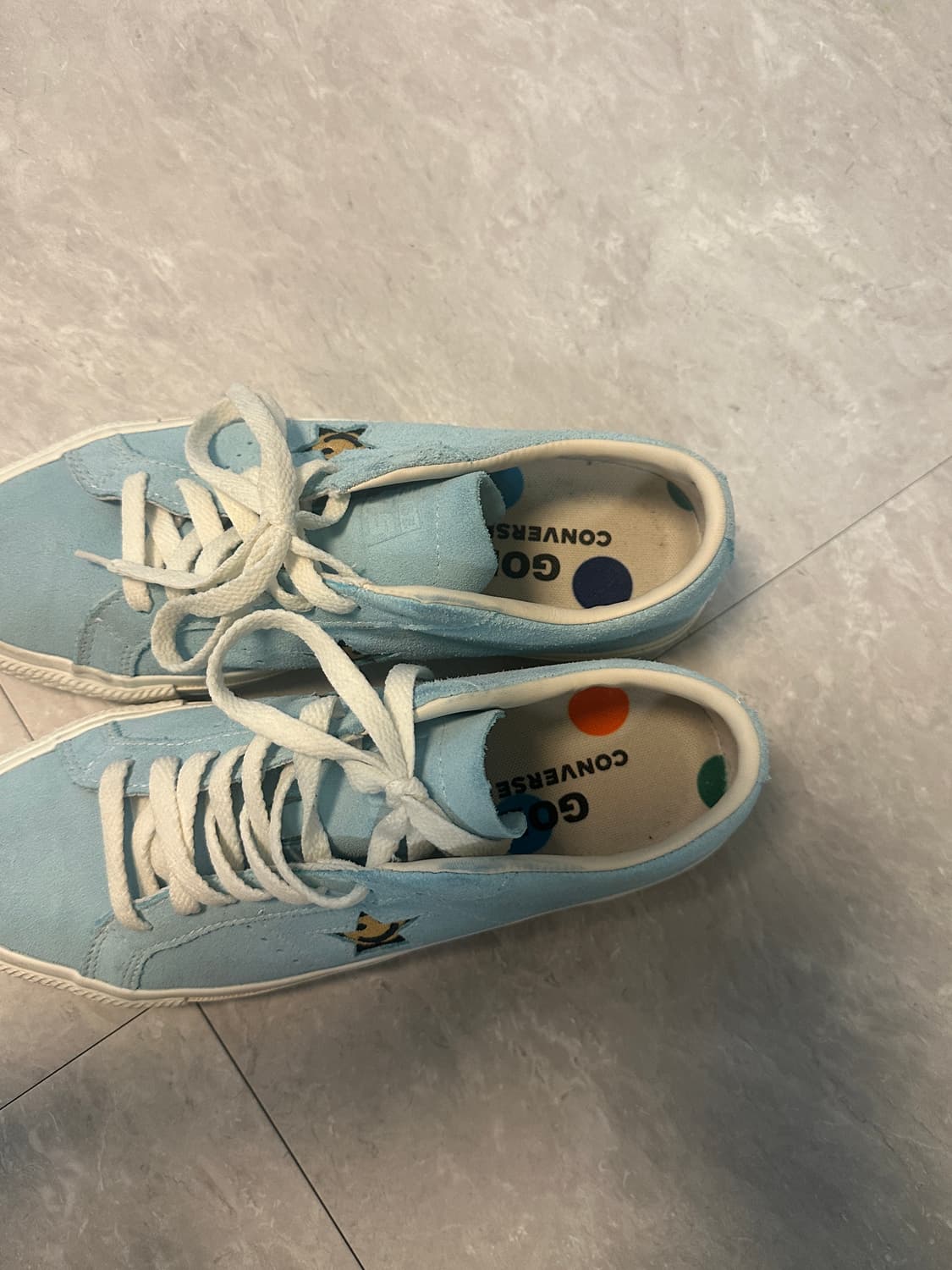 컨버스 x 골프왕 23fw 원스타 프로 바이 유 로우 블루 글로우  상품이미지4