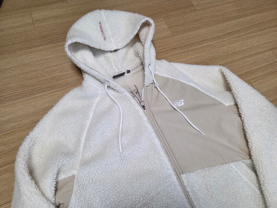 뉴발란스 윈터트랙 덤블 플리스 후드 집업 자켓 상품이미지3