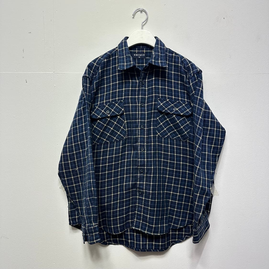 유니클로 플란넬 체크 셔츠 상품이미지2