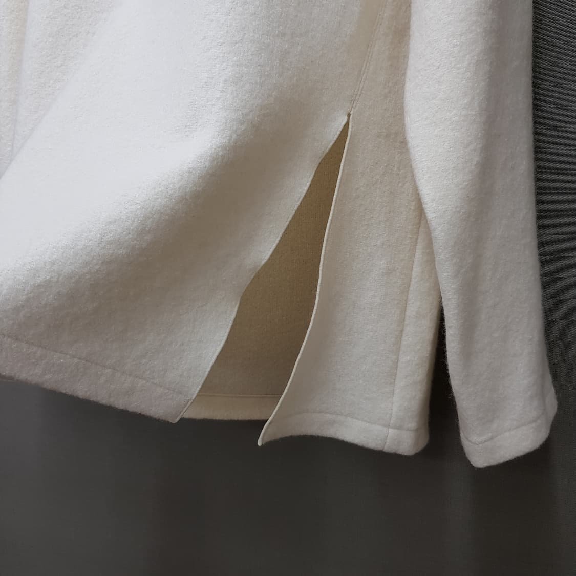 ORR 오르 2023 울 블렌드 아이보리 버튼 넥 풀오버  S사이즈 상품이미지5