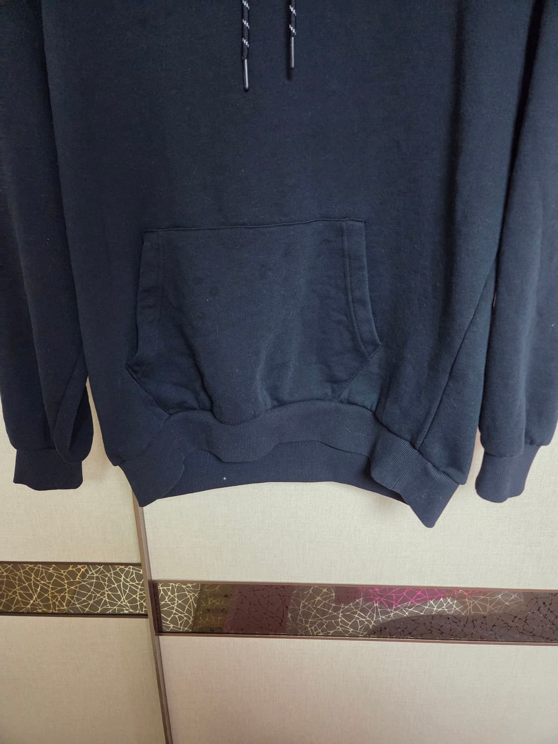 정품]웰메이드 네이비 안감기모 후드티 100 상품이미지3