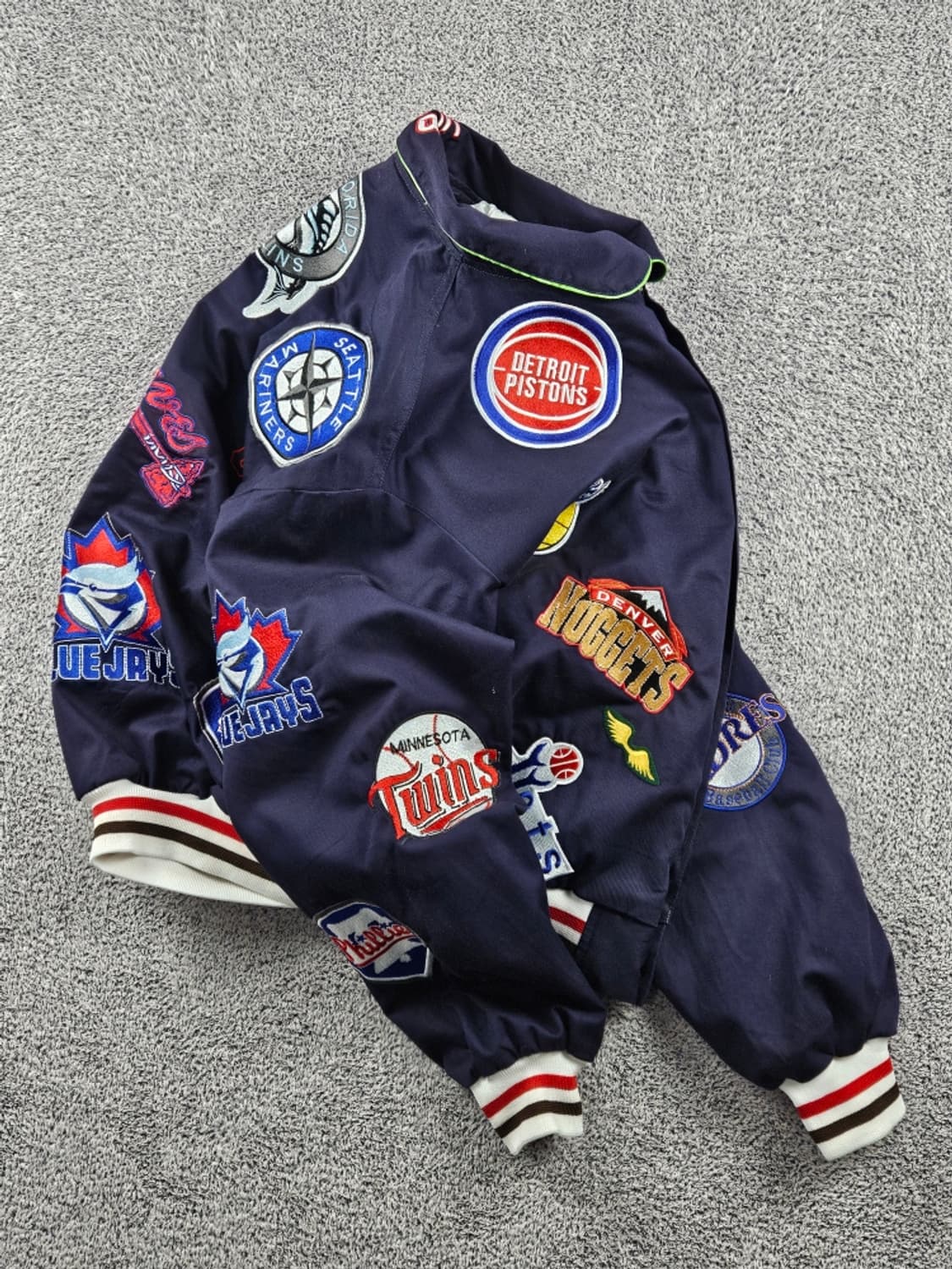 JH 리메이크 MLB 올팀 패치 로고 자켓 ( 2XL ) / 11199  상품이미지4