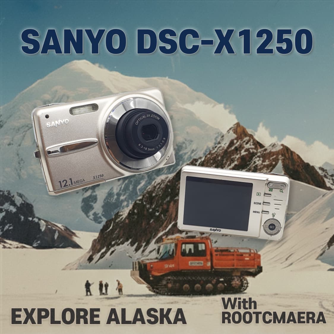 산요 DSC-X1250 샴페인 골드 🥂 빈티지 디카 디지털카메라 상품이미지1