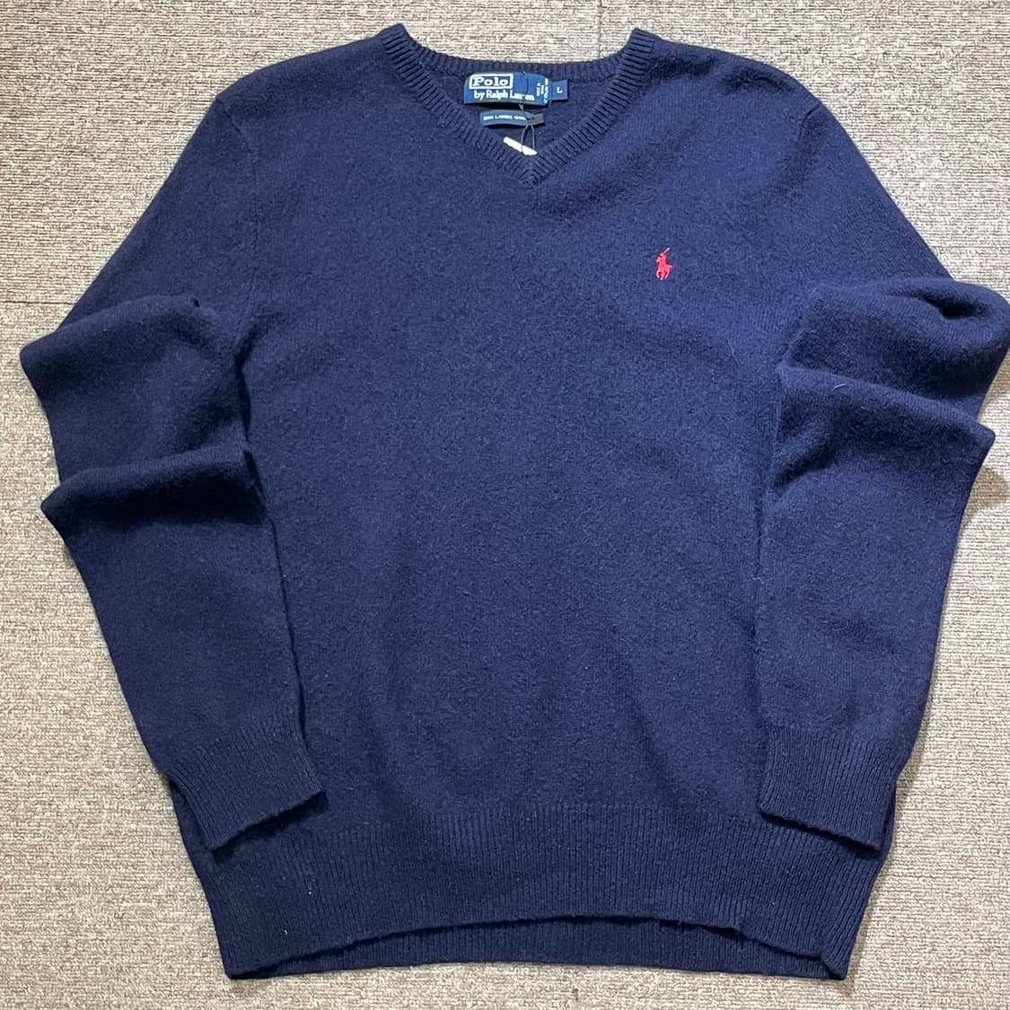 (L) POLO 폴로 랄프로렌 울 브이넥 니트 상품이미지3