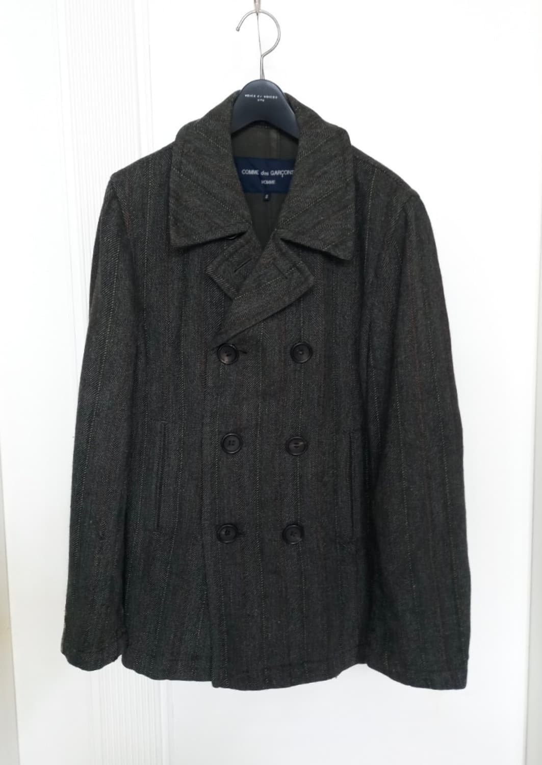 꼼데가르송 옴므 울 피코트 상품이미지1