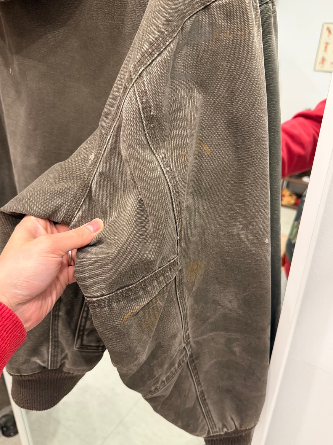 00s Walls 월즈 빈티지 페인팅 덕 액티브 후드 워크 자켓 상품이미지5