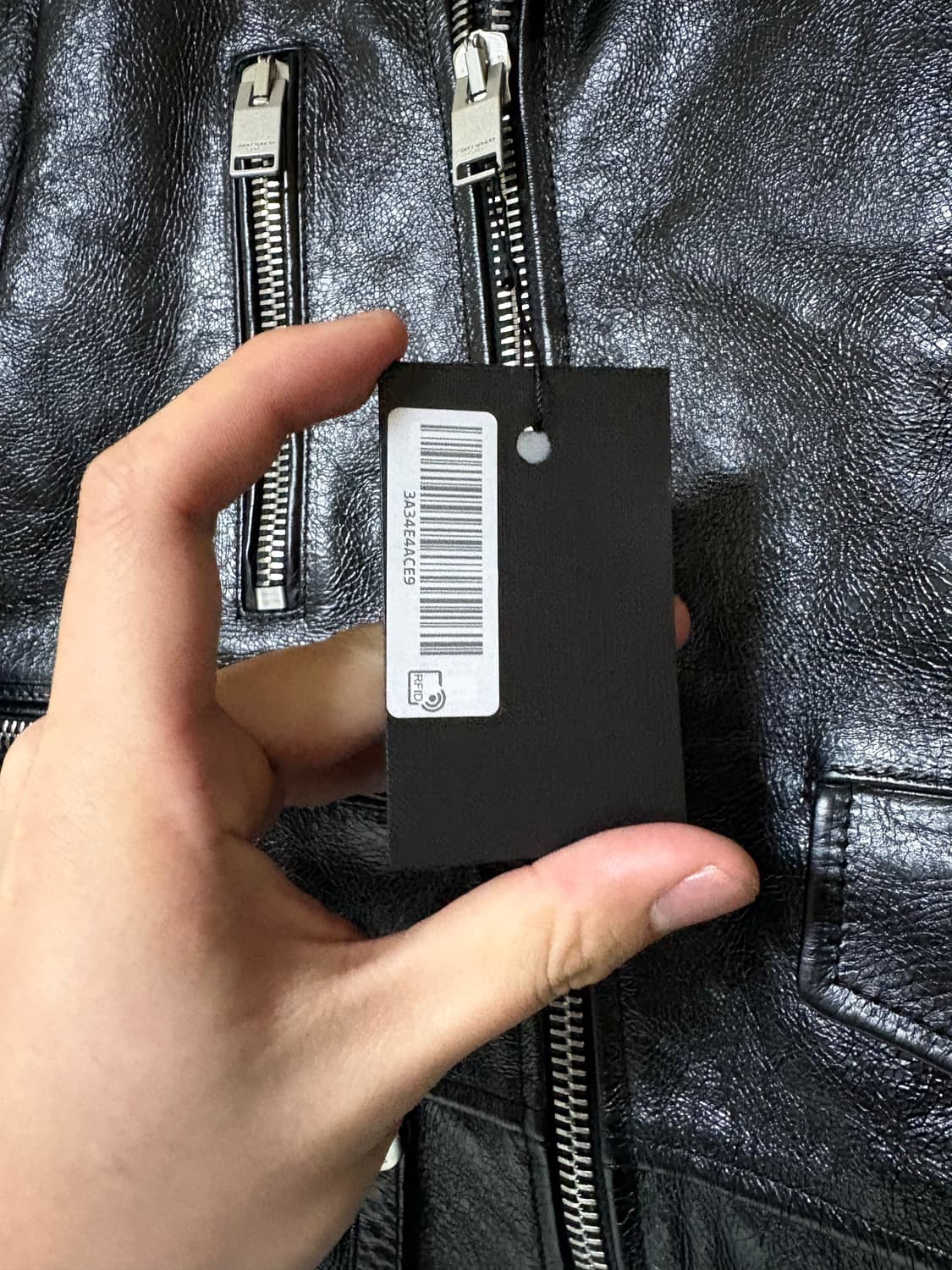 (새상품)생로랑 L01 더블라이더 레더자켓 17fw 46 상품이미지4