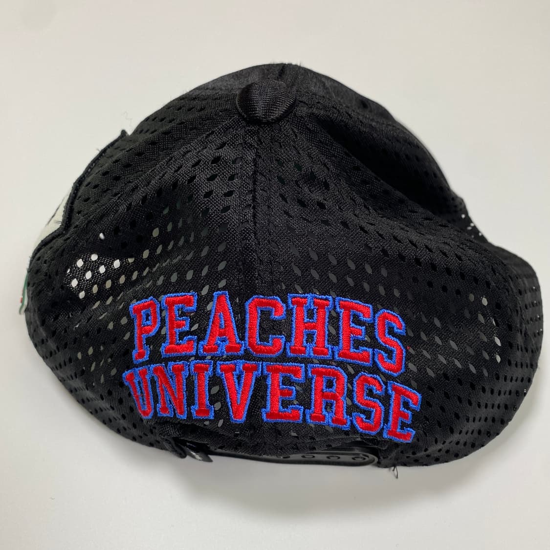 피치스(Peaches.) 'Driving Heals' 블랙 메쉬 캡 상품이미지7