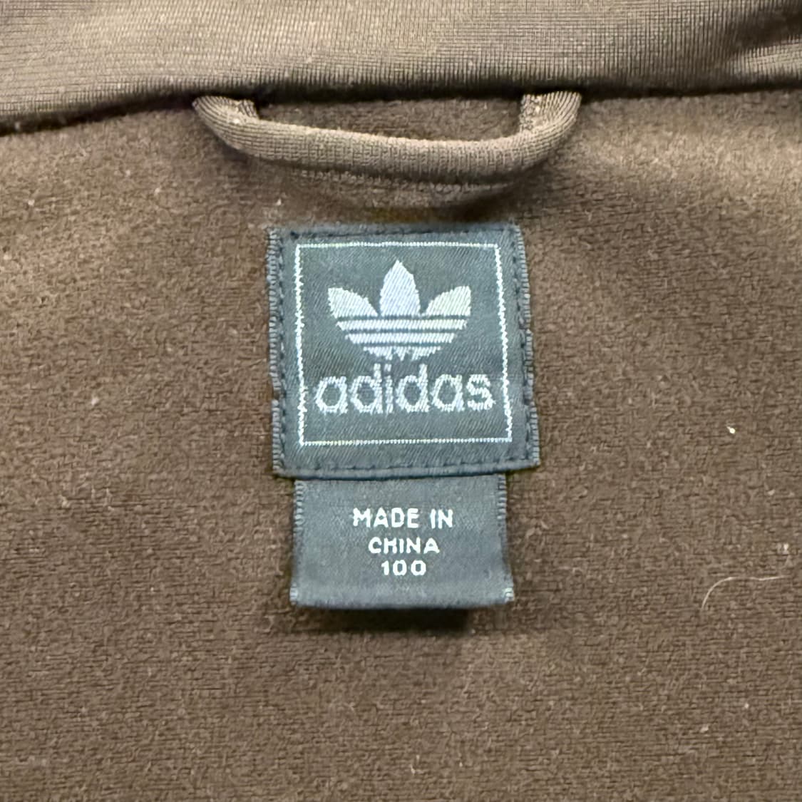 아디다스 초코나무숲 브라운 형광 그린 져지 트랙탑 100 상품이미지5